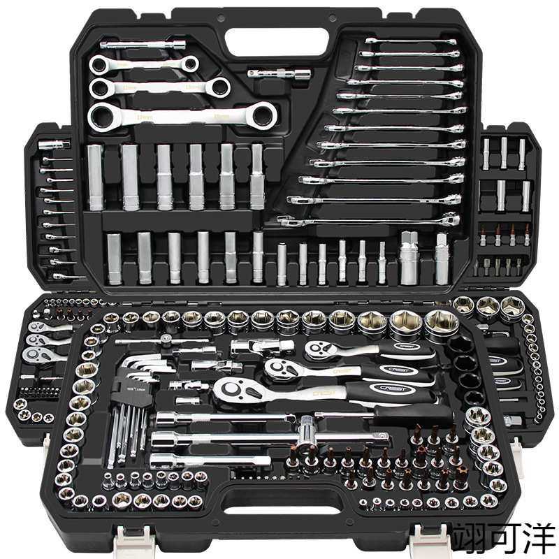 瑞德汽车维修工具套装修车棘轮套筒扳手大全汽修套管多功能组合箱,3C数码配件,USB灯,淘宝优惠券,粉丝福利购,淘宝优惠卷