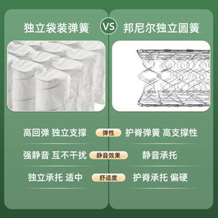 天S型黄麻床垫家用卧室21601护脊弹胶簧床然垫撑腰护脊透气床乳垫