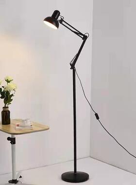 厂家直美供式简约长35288臂折叠落地灯简客厅卧眼室护书房办约公