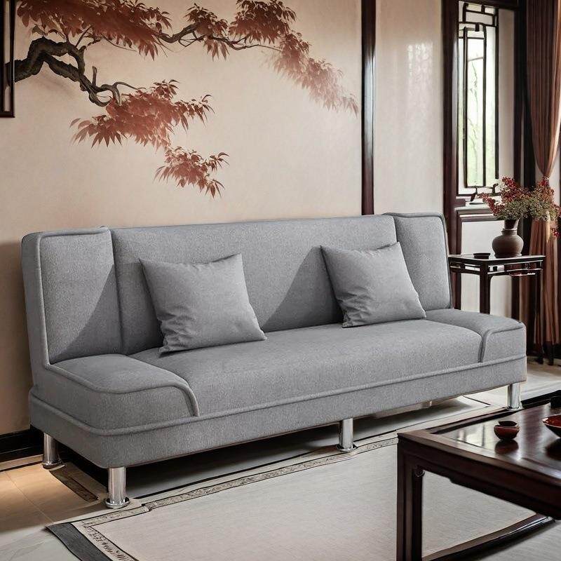 简易发客厅可折叠两用小户型出见详情租屋沙发出房长条租沙凳简约