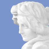 小琴女石膏像美胸术教DQK具头像石雕膏像人摆件素描塑人像美术静