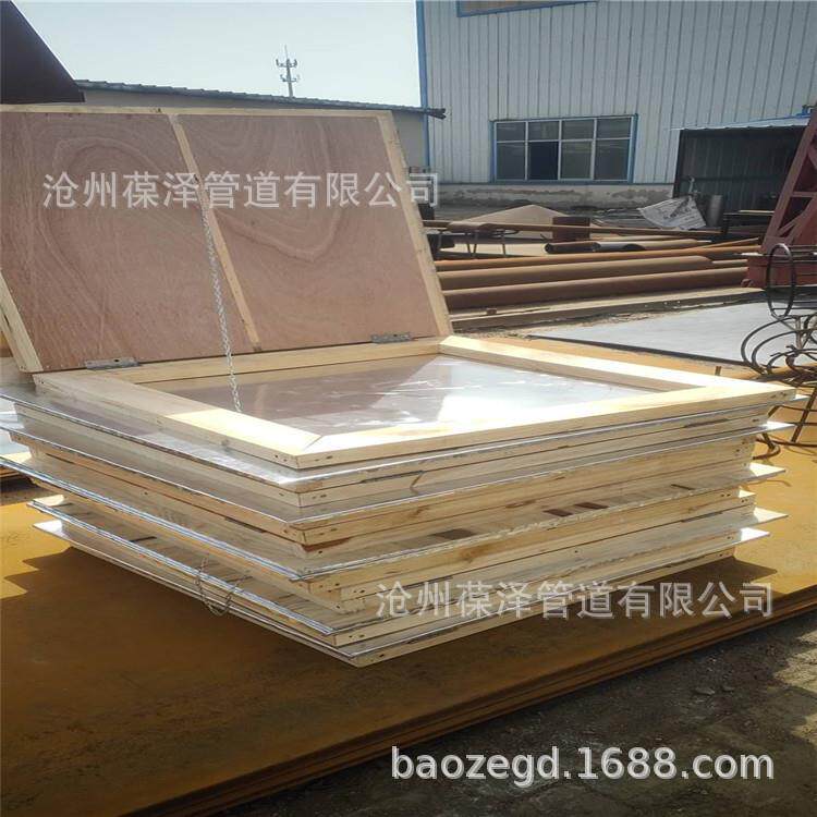 屋面上人孔铝板木质保温检修孔及木盖板人孔800*800检修孔盖板