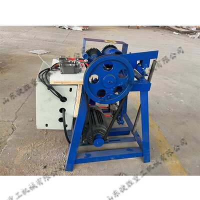 Threading machine圆形木料开牙机 扫把杆拖把杆圆木棒套丝机