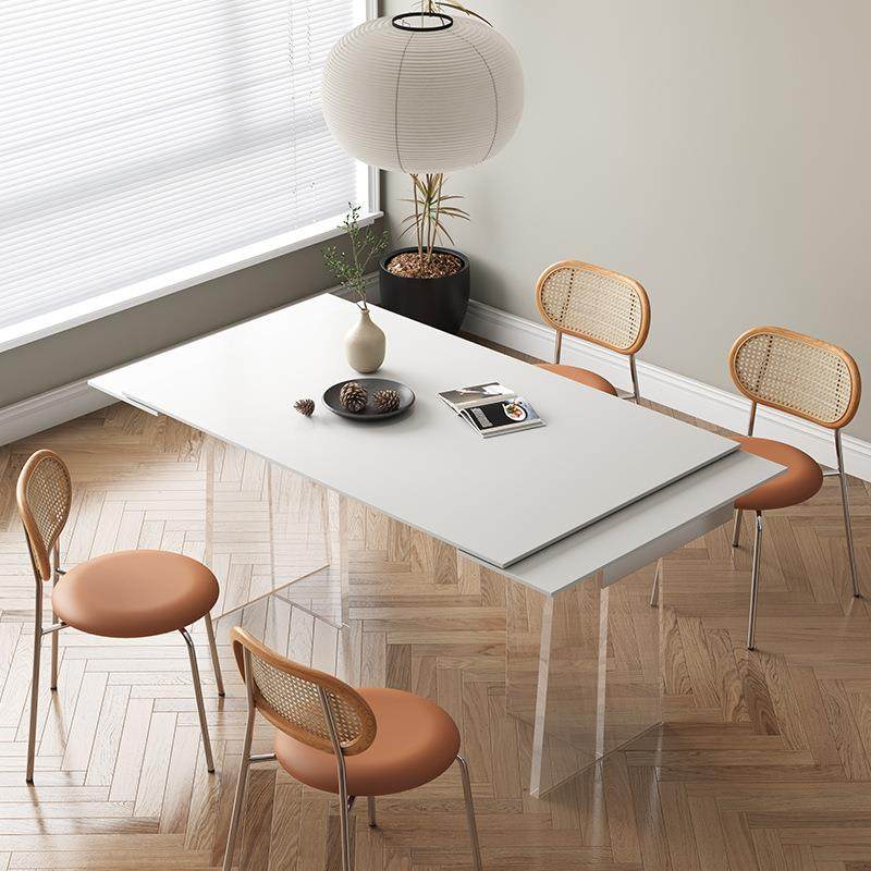 亚克力悬浮餐桌奶油风家用小户型饭桌长方形岩板可伸缩餐桌,模玩/动漫/周边/娃圈三坑/桌游,模型制作工具/辅料耗材,淘宝优惠券,粉丝福利购,淘宝优惠卷
