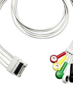 兼容BTL-08 H100300600 16针五导Hoter动态心电导联线