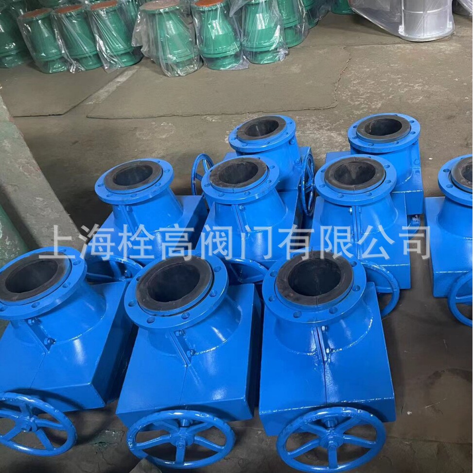 GJ41X法兰铸钢管夹阀 不锈钢管夹阀 铝合金管夹阀口径DN50-DN350图片