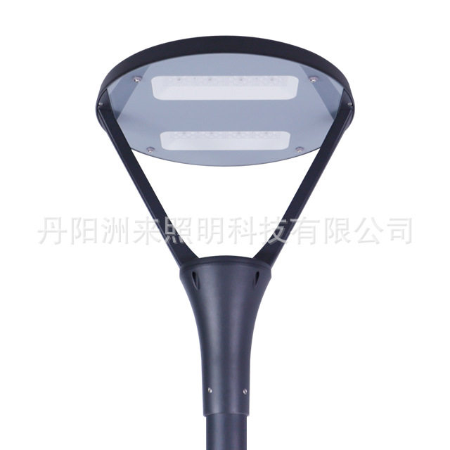 ZOLAI洲来 一体压铸双撑杆外贸出口款30W户外照明 led庭院灯头