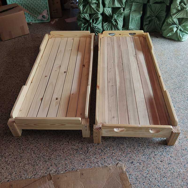 幼儿园床儿童专用实木床可拆装叠放木质单人床宝宝托管叠叠午睡床