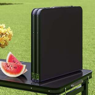 户外露营可折叠桌子摆摊小桌子超轻便携铝合金野外餐桌椅地摊桌子