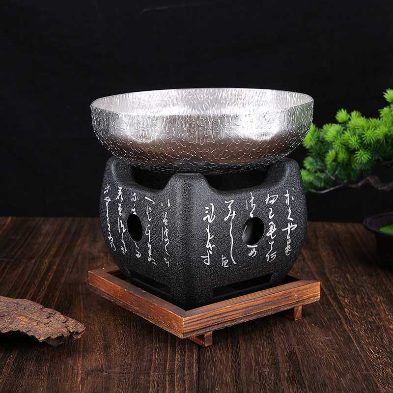 厂家 不锈钢干锅炉小火锅锅仔酒精炉专用锅商用海鲜锅子