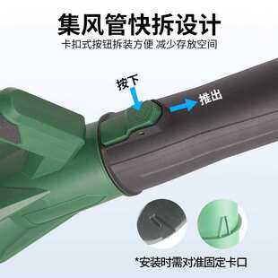 多功能调速锂电吹风机电动吹落叶灰尘鼓风机无线吹叶机工业暴风机