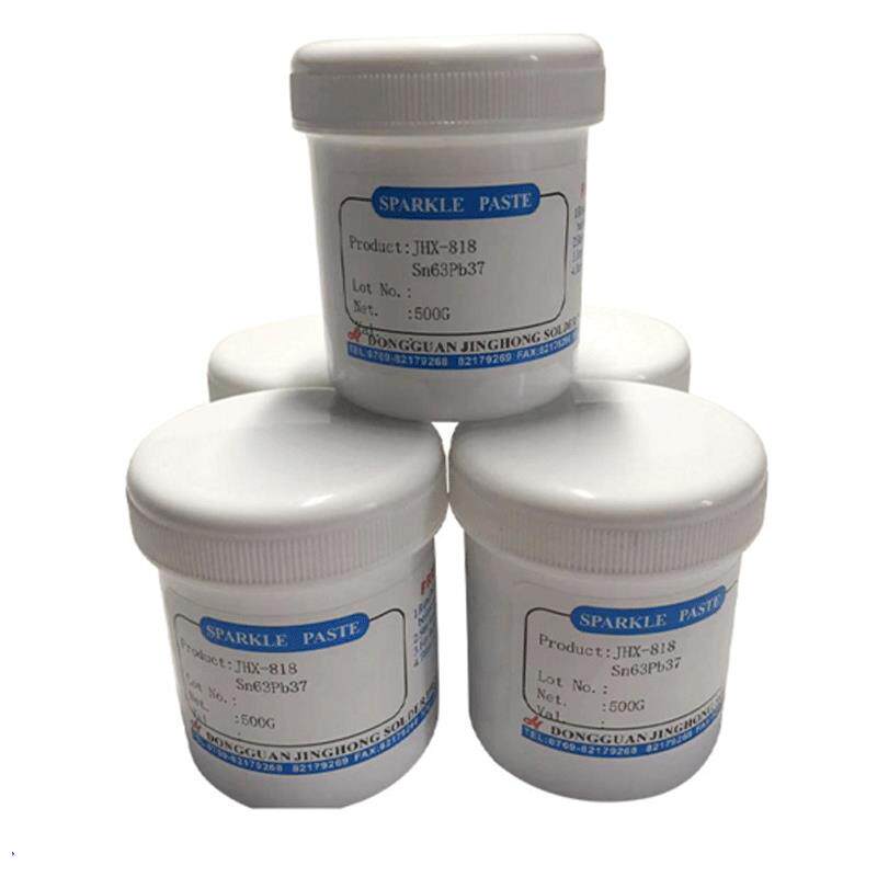 厂家销售 Sn63Pb37有铅芯片贴片LED锡膏 焊点亮活性强高温焊锡膏