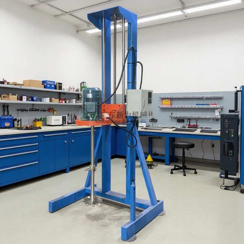 供应 颜料涂料高速搅拌机 染料调色设备 电动升降乳液分散桶