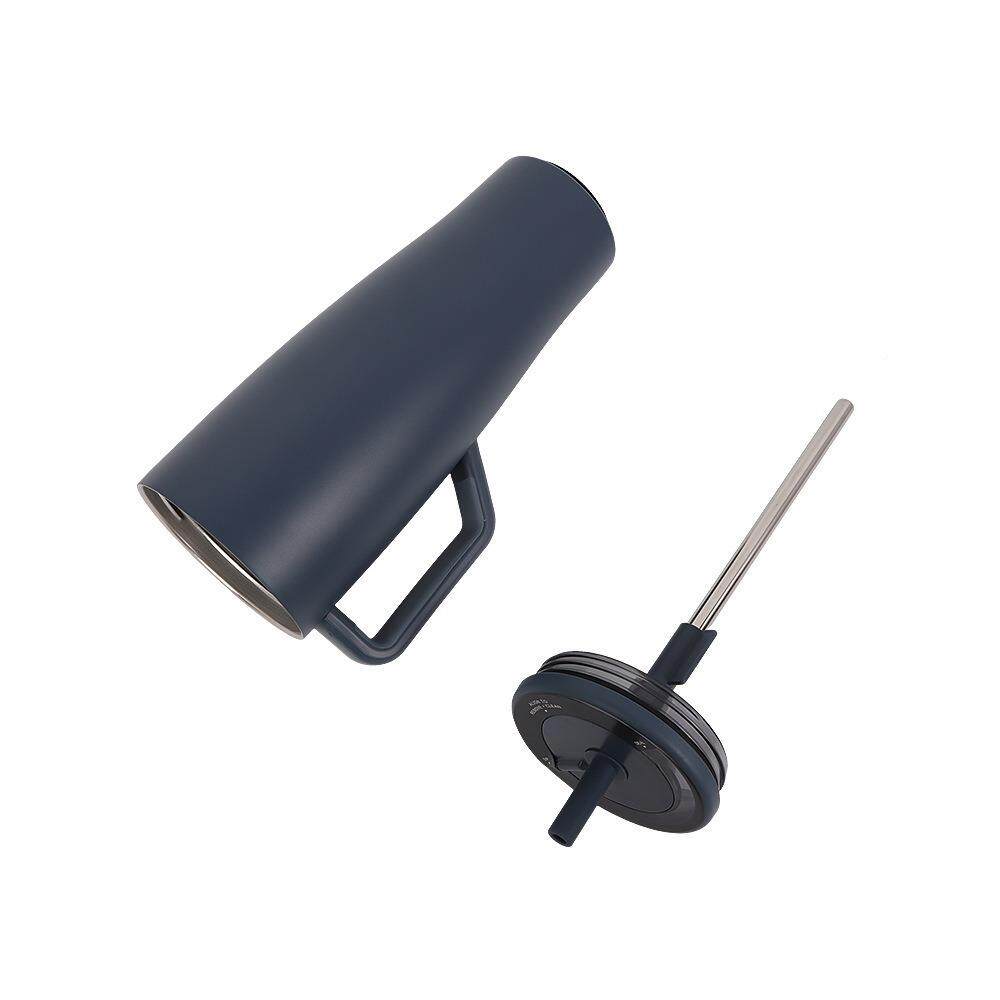 电镀容量大汽车杯34不锈92钢保温保冷霸杯户冰外0便携式手柄吸管