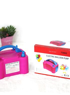 电动气筒气球机充气泵双孔自47630动打气打机双层气房球婚吹气吹