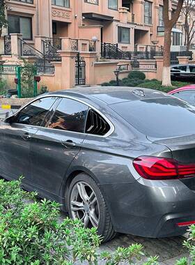 适用宝马4系F362014-百2020车74150窗后窗叶车贴外饰改装