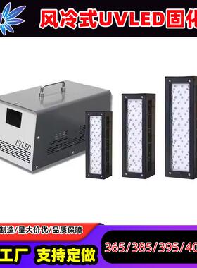 风冷式UVLED光固灯65/95nm面光源固化灯200*50高功率UV灯定做