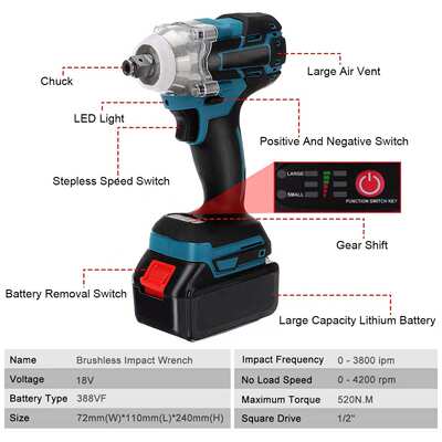 厂家  款无刷锂电扳手大扭矩电动扳手大功率架子工冲击扳手