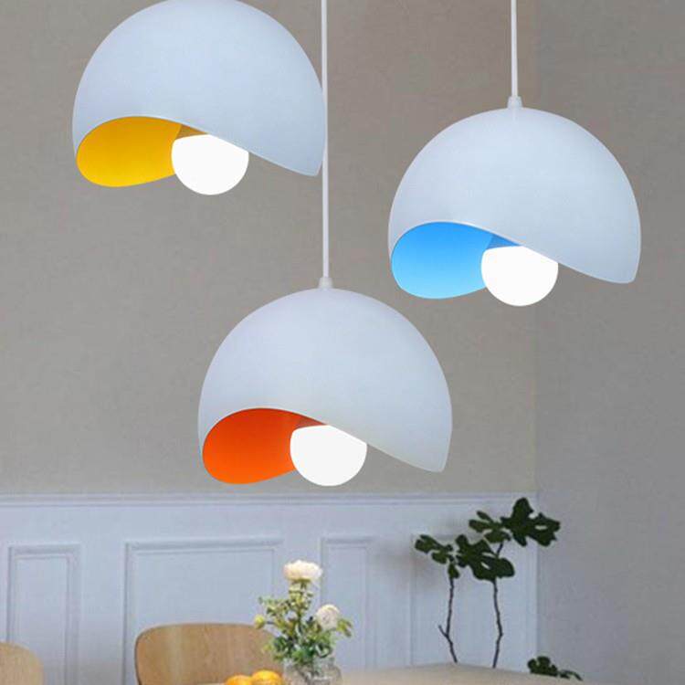 现代简约餐厅吊灯具创意三头圆形底盘吧台饭厅餐桌个性灯饰餐吊灯