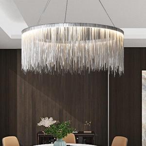 现代轻奢意式吊灯别墅酒店客厅卧室餐厅吧台家用流苏吊灯工厂直销
