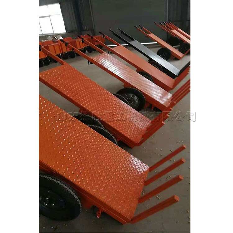 两轮手推平板车 电动拉砖车 带防震带转向功能物流车 现货直销