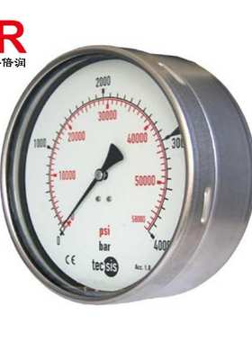 供应德国TECSIS压力表全不锈钢 EN837-1标准 P1716 P1717