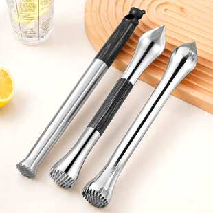 鸿俊达304不锈钢碎冰锤水果压汁棒暴打柠檬捣碎棒奶茶店凿冰锤