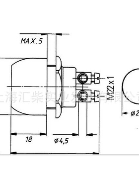 供应海拉6JF 001 571-151,at 24V: 8A按扭开关微型