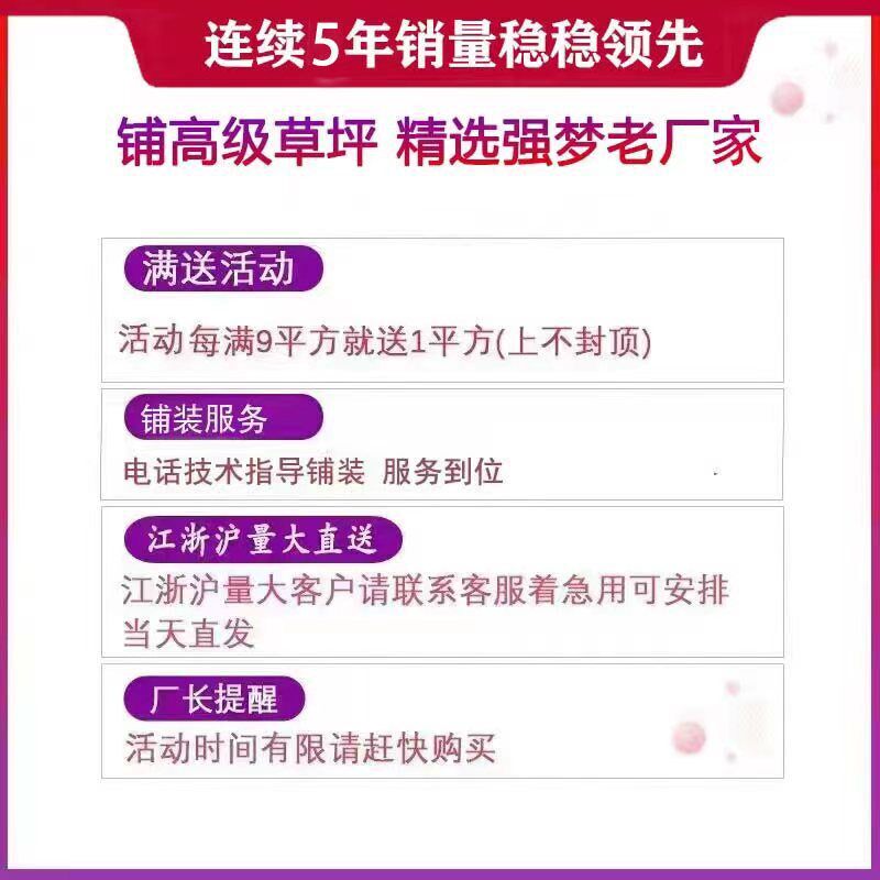 上海强梦仿真草坪地毯户外假屋顶楼顶隔热人工幼儿园塑料人造草皮