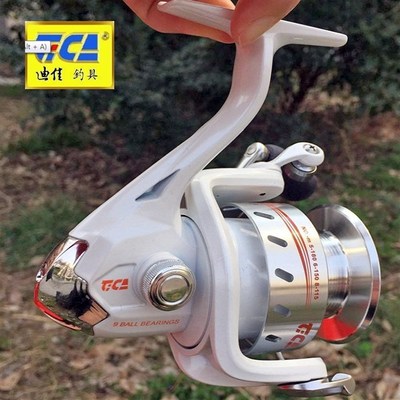 迪佳 渔轮 速投GEAC系列 10轴前卸力纺车轮 摇轮金属线杯 渔具