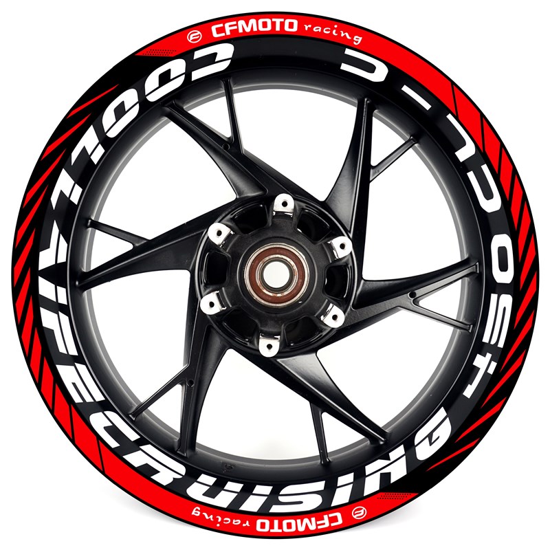 春风 CLC450 改装 轮毂贴 钢圈贴 轮圈字母贴 防水反光贴纸