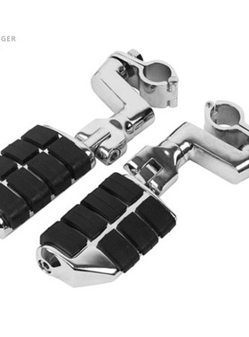 适用金翼GL1800 VT1100改装护杠脚踏板25 30 35mm通用休息前脚蹬