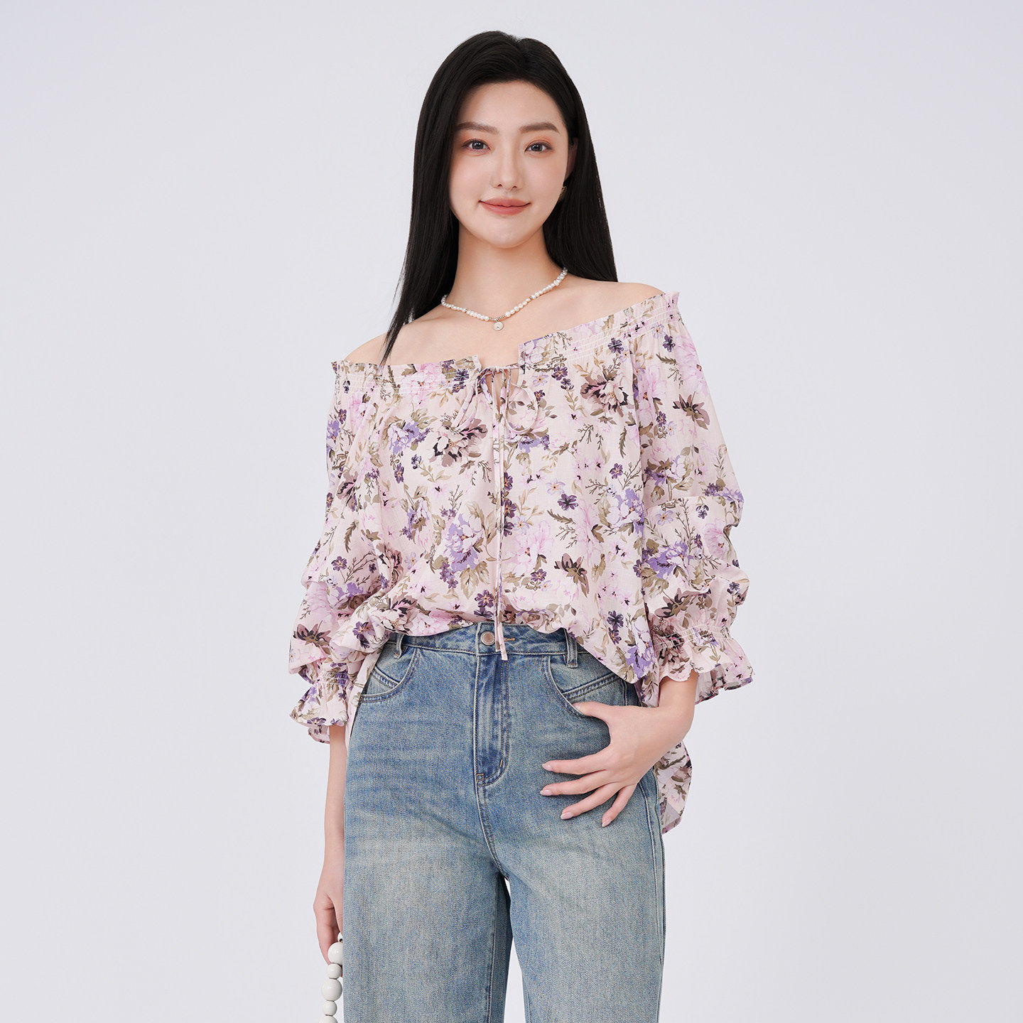 蜜澳长袖衬衫2026春季新款穿搭显瘦百搭气质时尚减龄小衫上衣女