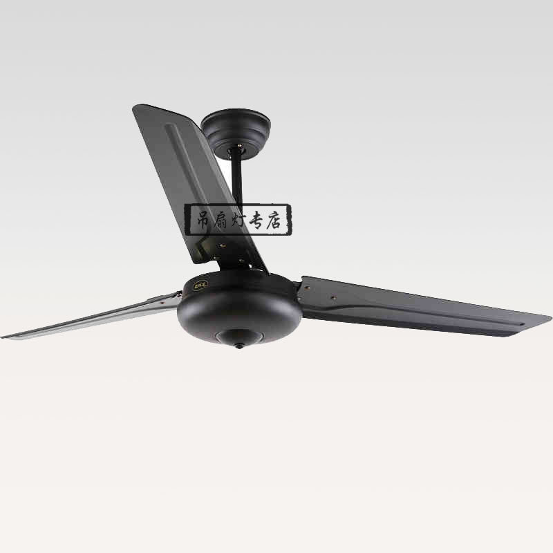 新款简约吊扇灯无灯56寸三叶黑色风扇灯大尺寸客厅电扇灯工程扇