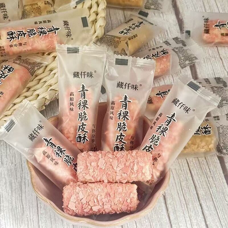 西藏特产青稞脆皮酥蛋卷