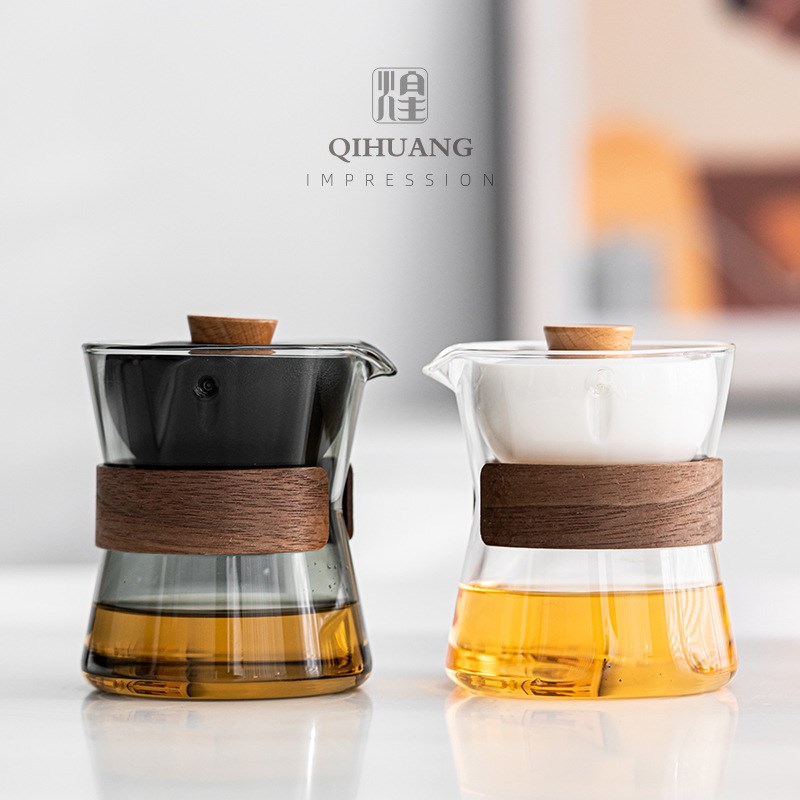 自动懒人泡茶神器家用玻璃茶具小青柑冲泡茶壶带盖过滤公道杯