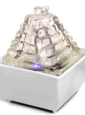 流水喷泉现代小型家居创意办公室装饰桌面女生生财礼品循环水姜茶