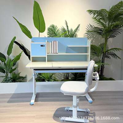 阿童船长儿童学习桌小学生书桌写字桌可升降桌椅家用一体学习