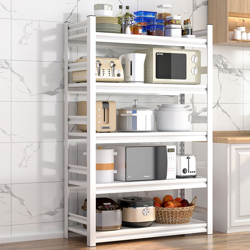 厨房置物架落地i多层微波炉烤箱电器收纳架子家用多功能货架储物
