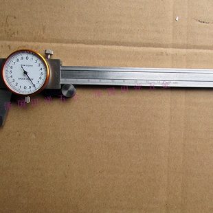 上海恒量带表卡尺0-150mm不锈铁表卡金属壳带表游标卡尺