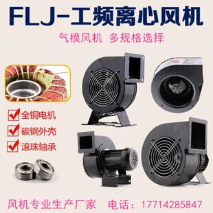 多翼式气模离心鼓风机小型工频风机净化风机传递窗风机风淋室风机