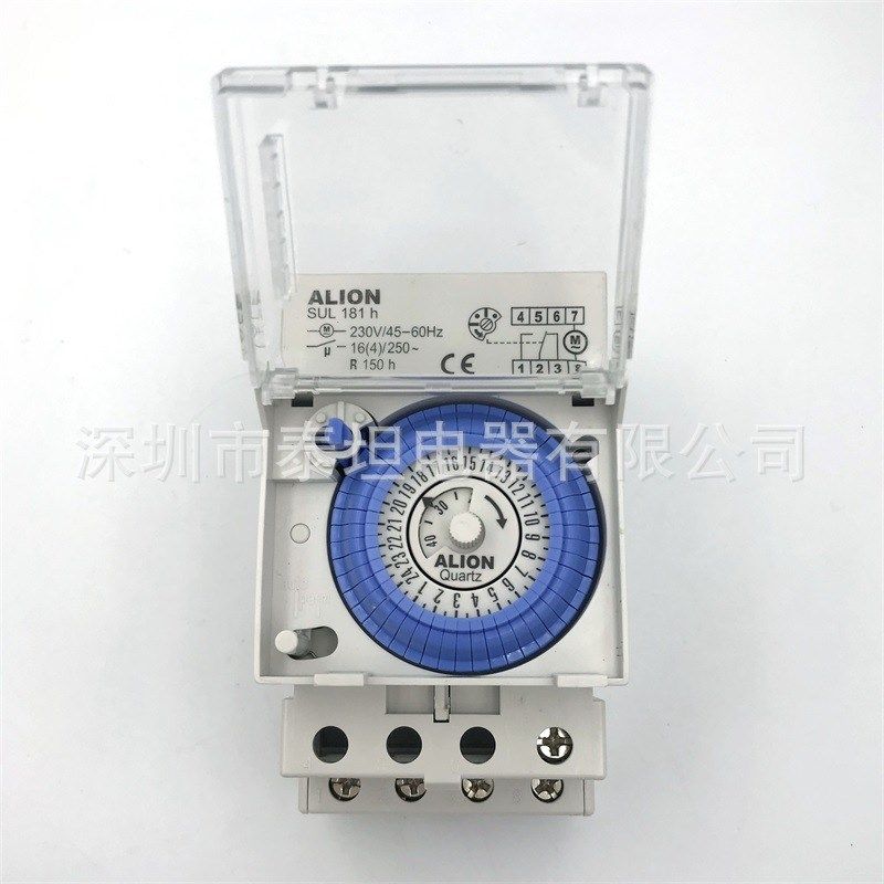 安良ALION 机械式定时器 SUL181h 停电记忆24小时 时控带电池
