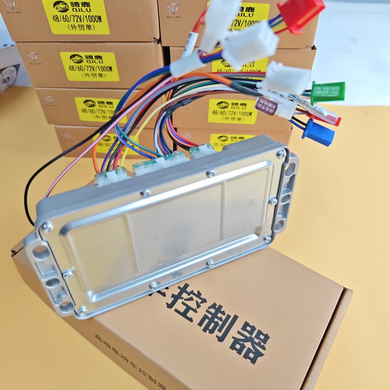 电动车智能正弦波三模控制器48V60V72V1000W配线束适用无刷电机