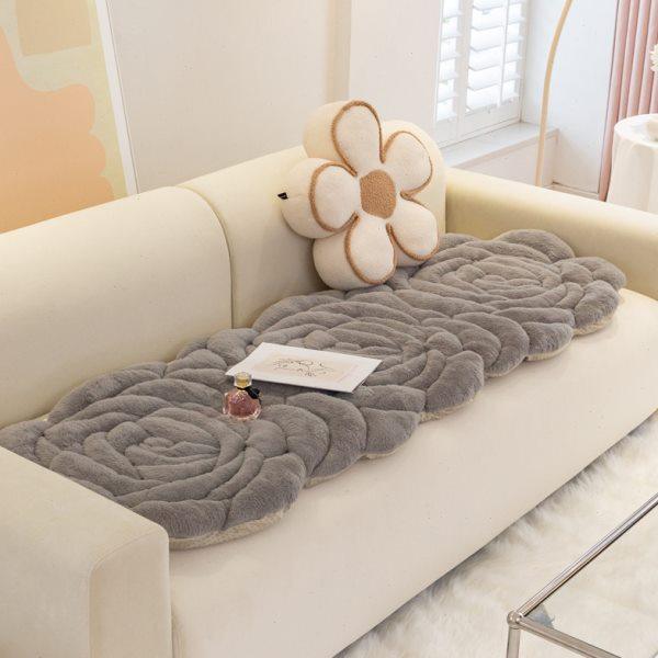 加厚毛绒沙发垫冬季防滑三座一贵妃皮直排三人位坐垫套罩2024新款,居家布艺,沙发垫,淘宝优惠券,粉丝福利购,淘宝优惠卷