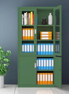 铁皮文柜件柜室办公档案柜资料柜财务凭证柜顶制NNZ办公柜子防钢