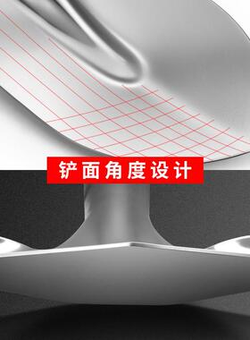 加厚不锈钢锹铲园林园林锹不锈不钢铲园林工具尖锹农用钢木质EFO
