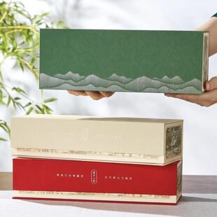 壹片心意普洱红茶陈皮福鼎老白茶小薄片饼干茶25片包装盒空礼品盒