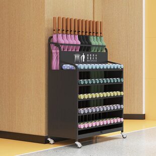 北欧雨伞收纳架商用酒店大堂教室售楼部沥水伞架大容量放雨伞的桶