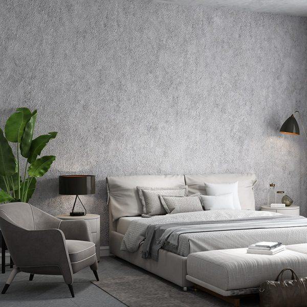 复古工业风纯色素色水泥灰色墙纸非自粘客厅卧室饭店壁纸店铺装修