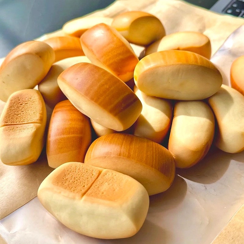 网红奶香味小馒头面包糕点早餐